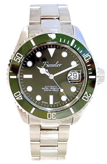 Zeitmesser Fieseler Fi 97 Atlantik grüne Edition