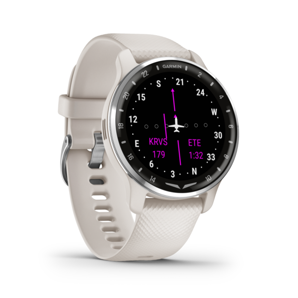 Garmin D2 Air X10 Aviator Smartwatch Elfenbein