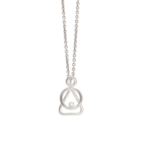 Heiring - MOTHER & CHILD SILVER CUBIC ZIRKONIA